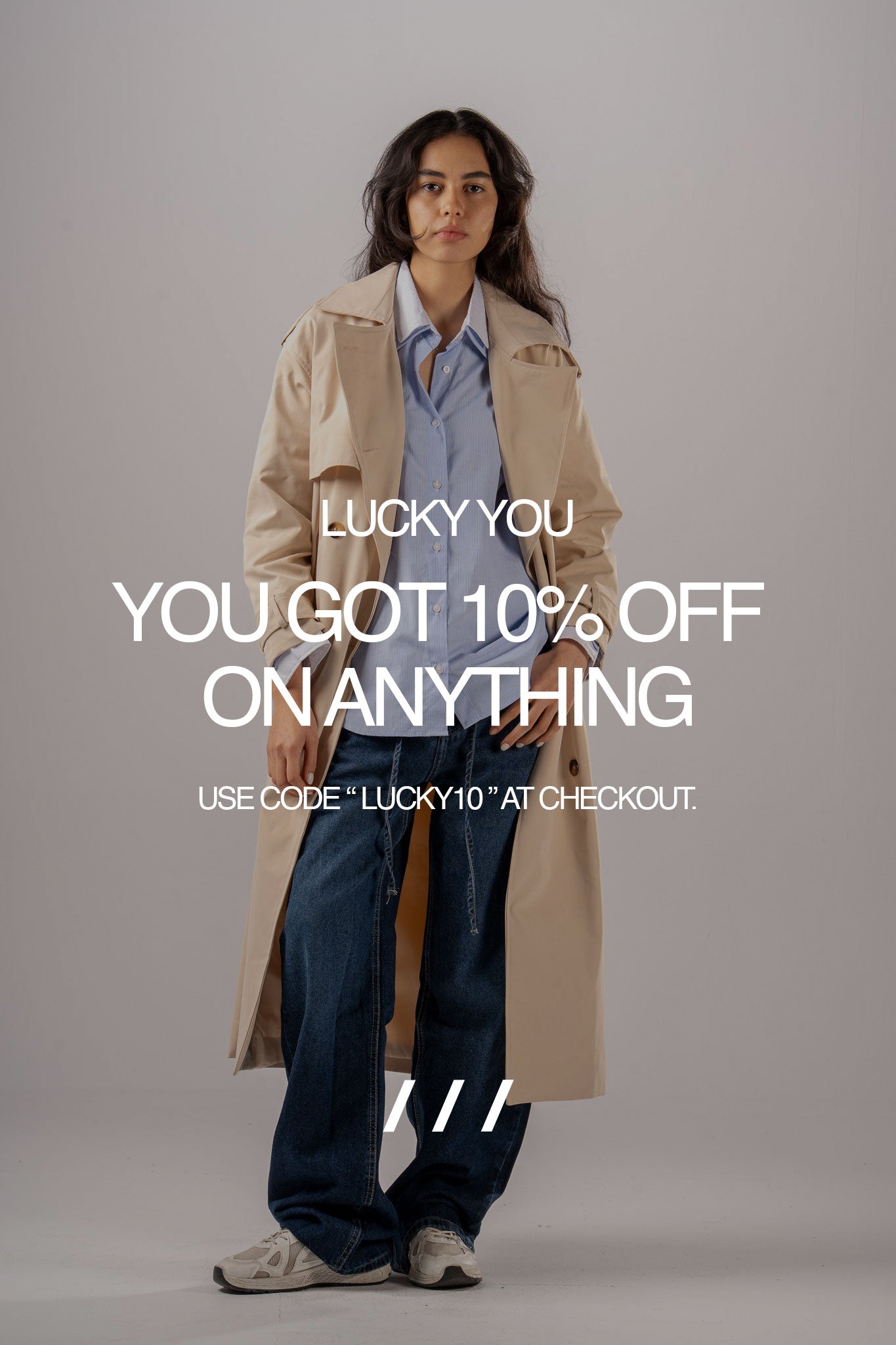Twill Trench Coat